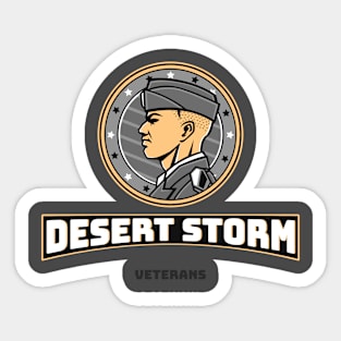 Desert Storm Veteran Sticker